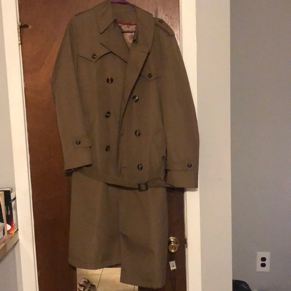 Winter weather rain jacket